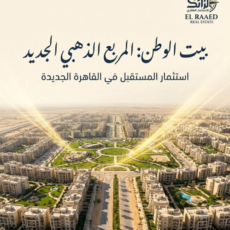 أسرار الاستثمار في بيت الوطن التجمع الخامس: لماذا يُلقب بالمربع الذهبي؟